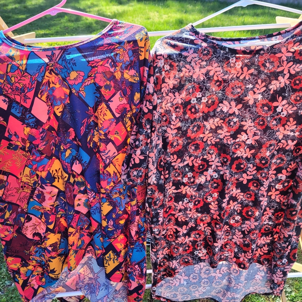 2 EUC Irma Beautiful Pink Floral Perfect for Spring